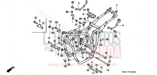 CARROSSERIE DE CHASSIS CB1000FR de 1994